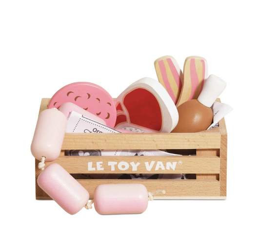 Le Toy Van - Wooden Butchers Meat Food Crate
