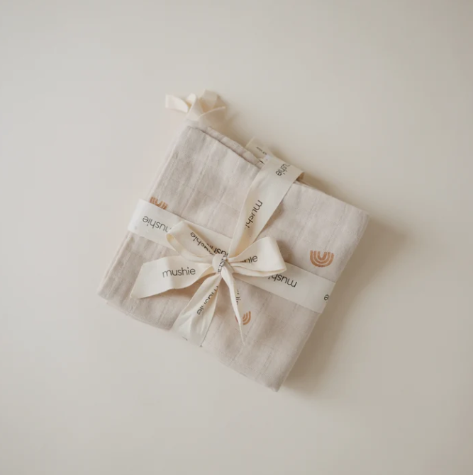 Mushie Muslin Washcloth Set